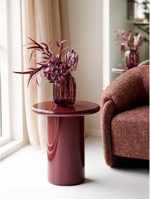 Červená sklenená ručne vyrobená váza (výška 21 cm) – House Nordic