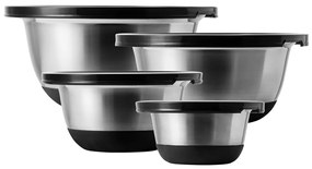 Set miešacích misiek s vekom 8 ks – Basic Kitchen - 593772