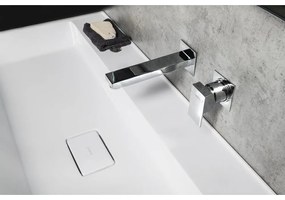 Podomietková umývadlová batéria v lesklej striebornej farbe (1 výstup) Latus – Sapho