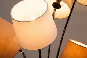 Stojacia lampa Levels biela béžová hnedá