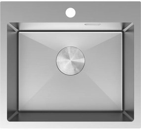 Mexen Solix, 1-komorový nerezový drez 500 x 450 mm, brúsená oceľ, 6402501000-01