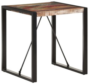 Jedálenský stôl 70x70x75 cm, recyklovaný masív