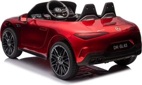 LEAN CARS Mercedes AMG SL63 Červený lakovaný batériový automobil