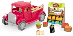 Farmársky pick-up so stánkom