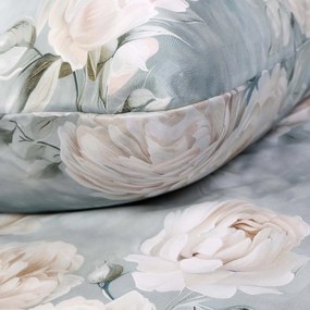 SATÉNOVÉ OBLIEČKY LUXURY HAVIN 160X200 CM, 2KS 70X80 CM KVETY