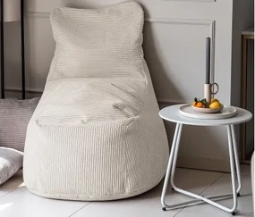 Sedací vak Modus, svetlo béžová štrukturovaná látka%