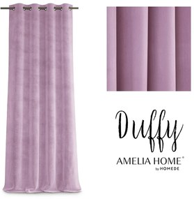 Záves AmeliaHome Duffy púdrovo ružový