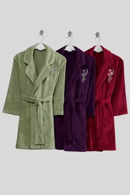 Soft Cotton Luxusný dámsky župan + uterák LILLY v darčekovom balení