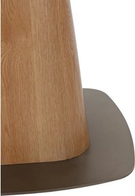 Jedálenský stôl v dekore duba 120x120 cm Etel – MOME