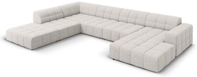Svetlosivá rohová pohovka (ľavý roh/do "U") Chicago – Cosmopolitan Design