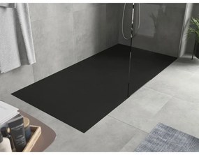 Mexen Hugo, SMC obdĺžniková sprchová vanička 170 x 90 cm, čierna matná, 42709017