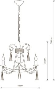 Svietidlo Nowodvorski TWIST WHITE III 4983