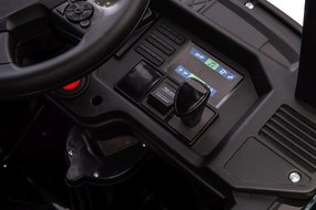 LEAN CARS Scania 500R HL698 Čierne lakované auto 4x4 na batérie