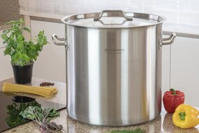 Nerezový hrniec s pokrievkou 33,7 l