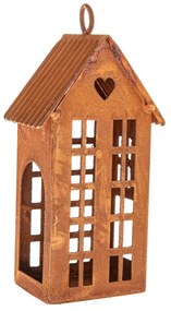 Kovový svietnik Rustik House, 5 x 6,5 x 15 cm, 15 cm