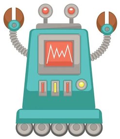 Obraz pre detských milovníkov robotov Varianta: 60x40