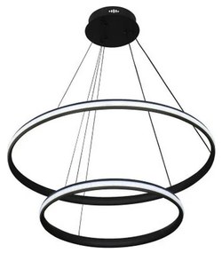 Stmievateľný LED luster s lankom LED/90W/230V 3000-6500K pr. 60 cm + diaľkové ovládanie