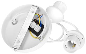 Závesný luster BOHO na lanku 2xE27/60W/230V juta/krémová