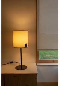 FARO 20054 - Stolná lampa NILA 1xE27/15W/230V krémová/čierna
