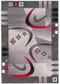 *Kusový koberec PP Bumerang šedý 130x190cm