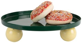 Kovová dekoratívna tácka ø 25 cm Double Funky – PT LIVING