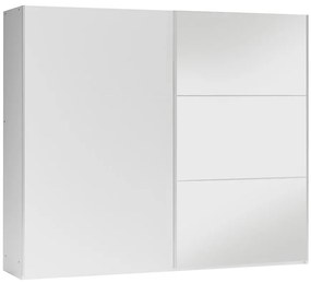 Skriňa Vigo 250 biela / zrkadlo