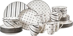 XXXLutz KOMBINOVANÝ SERVIS 30-dielne, porcelán keramika Ritzenhoff Breker - Jedálenské sety - 003417076901