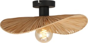 Toolight Toolight, stropné svietidlo 1xE27, APP1827-1CP, čierna-hnedá, OSW-09318