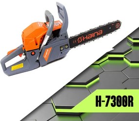 Benzínová reťazová motorová píla Haina H-7300R s výkonom  4,6 kW