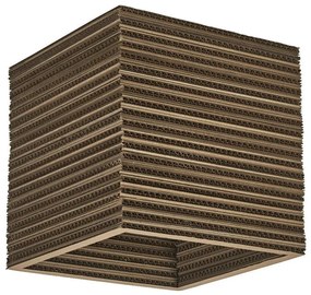 Ledvance - Stropné svietidlo DECOR CARDBOARD 1xE27/15W/230V 25x25 cm