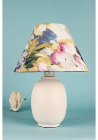 Stolná lampa 1xE27/40W/230V biela/pestrofarebná