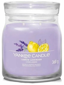 Yankee Candle vonná sviečka Signature v skle stredná Lemon Lavender, 368 g