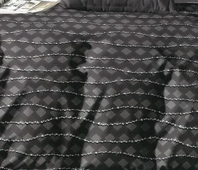 Krepové obliečky Homa PRODA DARK GREY 3-dielna sada 140x200 cm