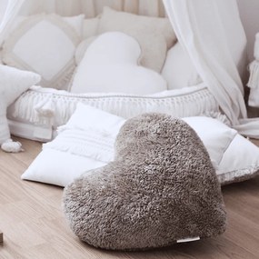 Boho obdĺžnikový vankúš s čipkou vanilka 35×60cm