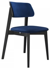 Jedálenská stolička KD 63 C (čierna + modrá) . Vlastná spoľahlivá doprava až k Vám domov. 1103438