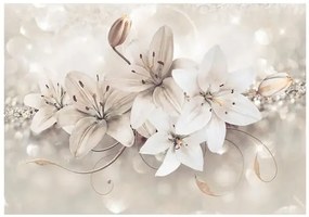 Samolepiaca fototapeta - Diamond Lilies Veľkosť: 98x70, Verzia: Samolepiaca