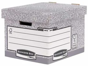 Archivačný kontajner Fellowes Bankers Box Fast Fold - 10 ks, sivá
