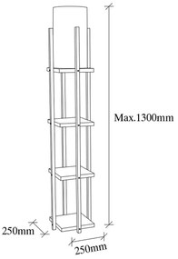 Stojacia lampa 1xE27/40W/230V