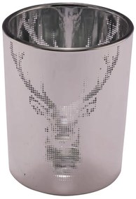 Strieborný svietnik s vianočným motívom Ego Dekor