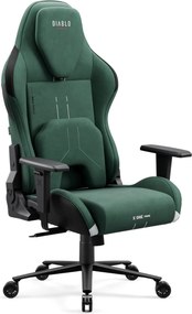 Herné kreslo s chladiacim sedadlom zelené Diablo X-One Prime Green Forest