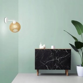 LED nástenná lampa - 1xE27 - LUCA05 Biela