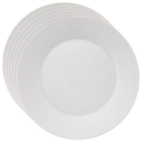 Orion Sada porcelánových dezertných tanierov Monaline 6 ks, 19 cm