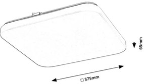 Rabalux 75015-LED Stropné svietidlo so senzorom VENDEL LED/24W/230V 4000K 37x37cm