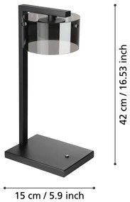 Eglo 39877 - LED Stmievateľná stolná lampa COPILLOS 1xLED/7,2W/230V