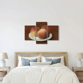 Obraz - Henri Fantin-Latour, Three Peaches on a Plate, reprodukcia (90x60 cm)