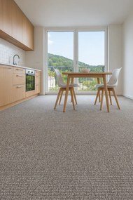 Vopi, Metrážny koberec Alassio šedobéžový - neúčtujeme odrezky z role, na mieru, šíře 1,33m,1m,2m,3m,4m,na mieru, neúčtujeme odrezky, šedá, filc, detská izba