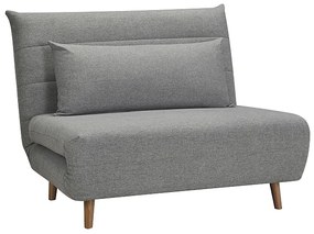 Sivé rozkladacie kreslo SPIKE