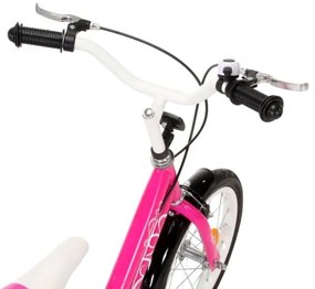 vidaXL Detský bicykel 14 palcový čierny a ružový-