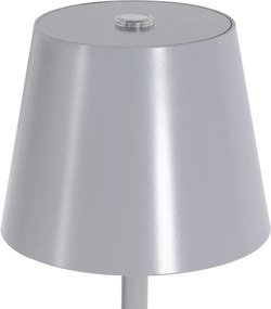 Toolight Toolight, dotyková LED nočná stolná lampa 5W, 3 farby svetla, USB napájanie, APP1369-T GREY, šedá, OSW-08631