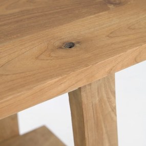 Podnožka z teakového dreva Kave Home Safara
